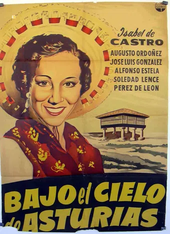 bajo el cielo de asturias 1951 poster