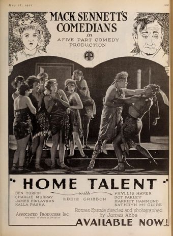 home talent 1921 poster