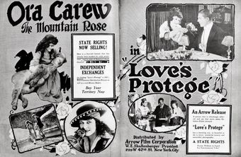 love's protegé 1920 poster