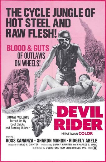 devil rider! 1970 poster