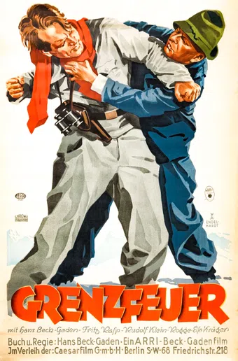 grenzfeuer 1934 poster