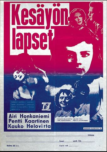 kesäyön lapset 1955 poster