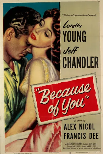 because of you 1952 poster