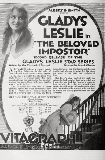 the beloved impostor 1918 poster