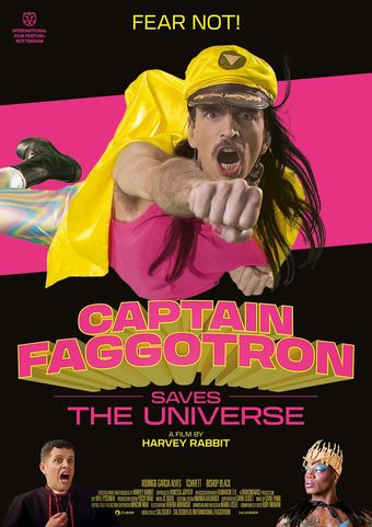 captain faggotron saves the universe 2023 poster