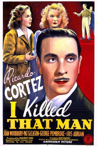 i killed that man 1941 poster