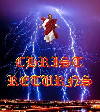 christ returns poster