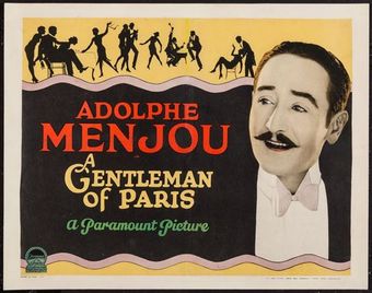 a gentleman of paris 1927 poster