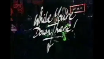 while you're down there 1986 poster