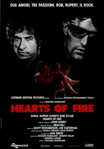 hearts of fire 1987 poster