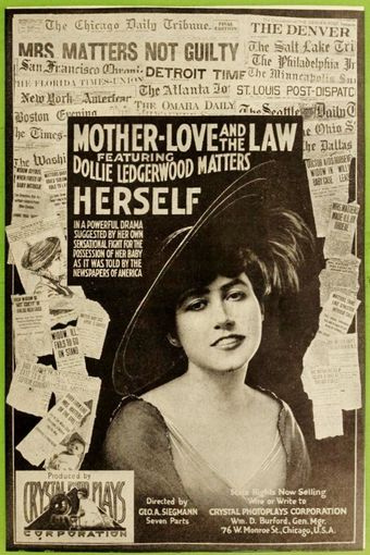 mother love and the law 1917 poster