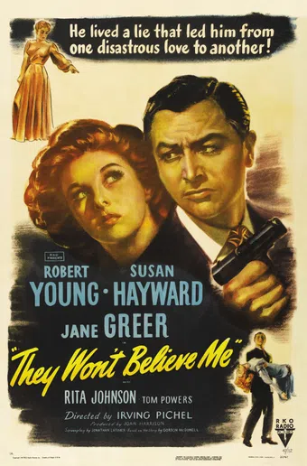 they won't believe me 1947 poster