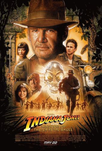 indiana jones and the kingdom of the crystal skull 2008 poster