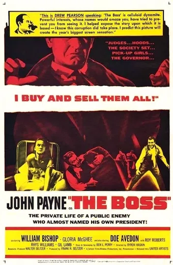 the boss 1956 poster