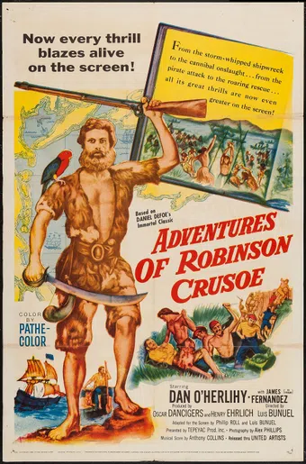 robinson crusoe 1954 poster