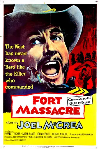 fort massacre 1958 poster