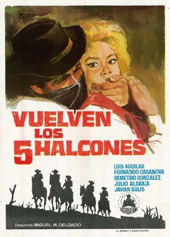 vuelven los cinco halcones 1962 poster