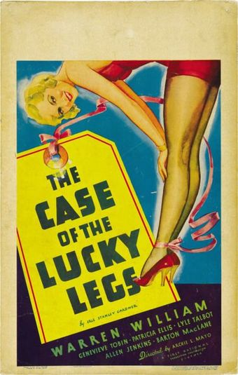 the case of the lucky legs 1935 poster