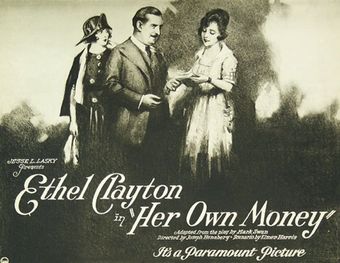 her own money 1922 poster