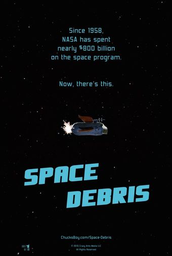 space debris 2015 poster