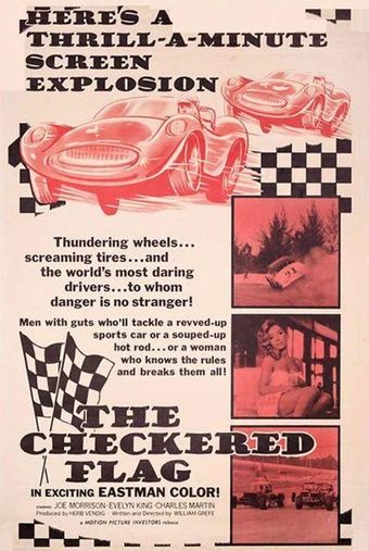 the checkered flag 1963 poster