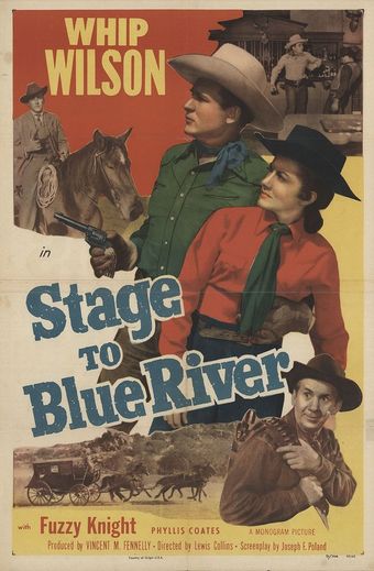 stage to blue river 1951 poster