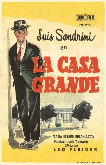 la casa grande 1953 poster