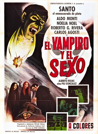 santo en el tesoro de drácula 1969 poster