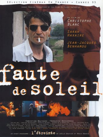 faute de soleil 1995 poster