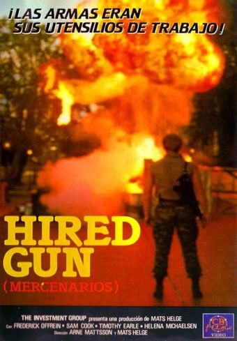 the hired gun 1989 poster