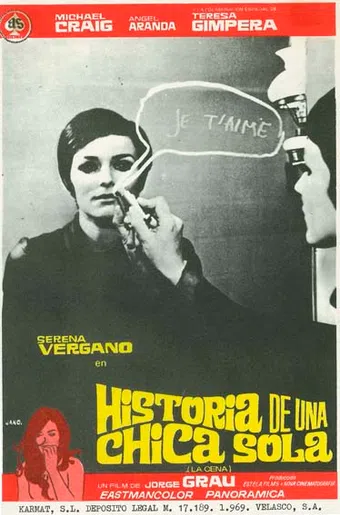 historia de una chica sola 1971 poster