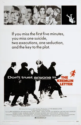 the kremlin letter 1970 poster