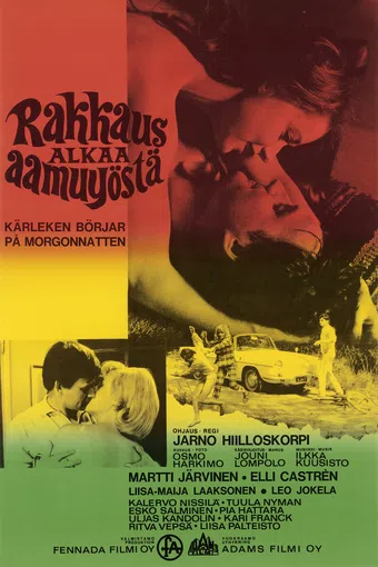 rakkaus alkaa aamuyöstä 1966 poster