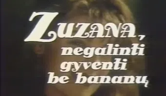 zuzana negalinti gyventi be bananu 1992 poster