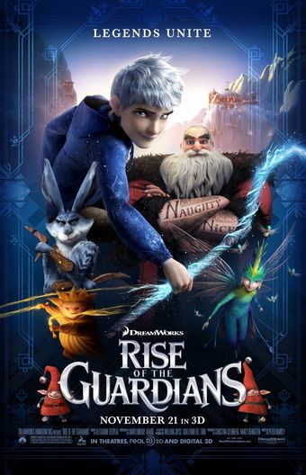 rise of the guardians 2012 poster