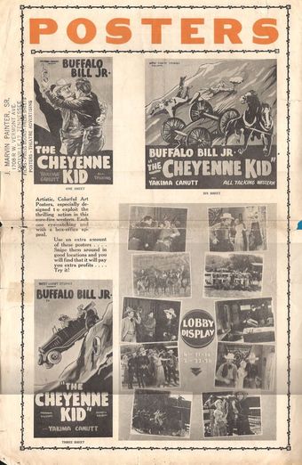 the cheyenne kid 1930 poster