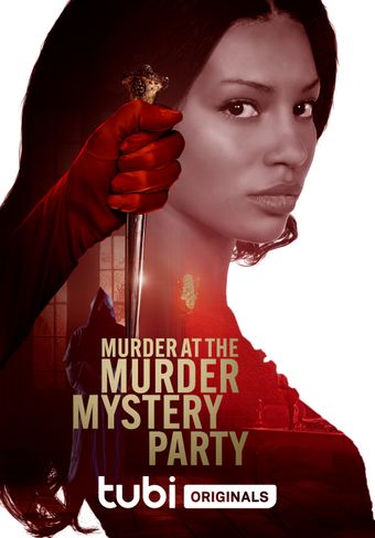 murder at the murder mystery party 2023 poster