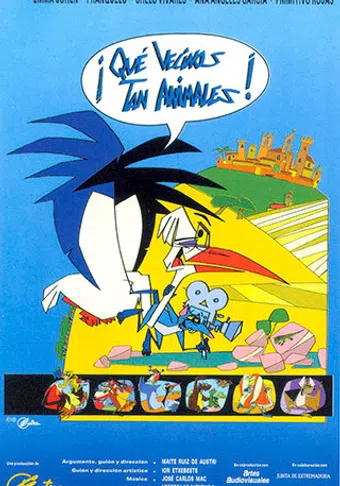 ¡qué vecinos tan animales! 1998 poster