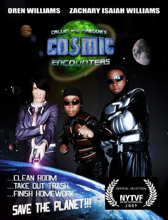 calvin and freddie's cosmic encounters 2013 poster