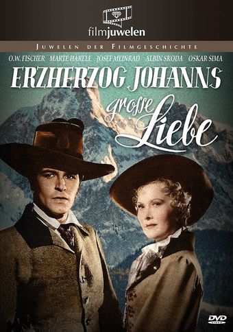 erzherzog johanns große liebe 1950 poster