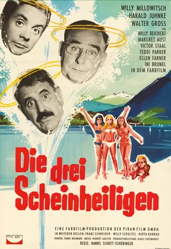 die drei scheinheiligen 1964 poster