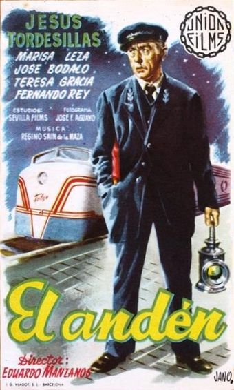 el andén 1957 poster