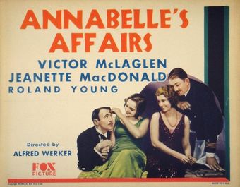 annabelle's affairs 1931 poster