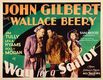 way for a sailor 1930 poster