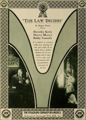 the law decides 1916 poster