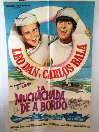 la muchachada de a bordo 1967 poster