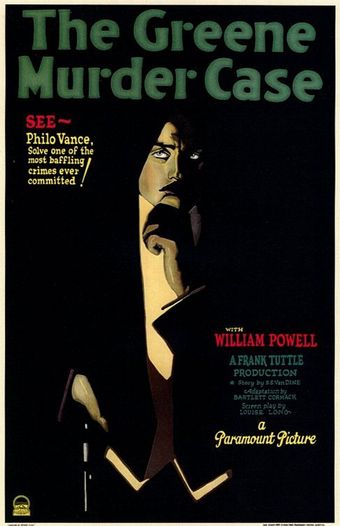 the greene murder case 1929 poster