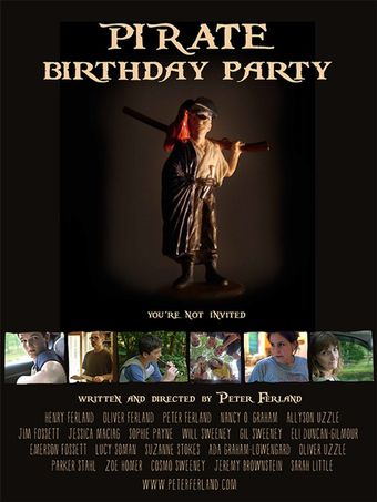 pirate birthday party 2015 poster