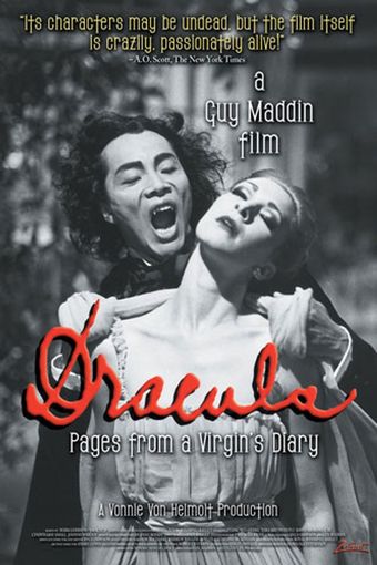 dracula: pages from a virgin's diary 2002 poster