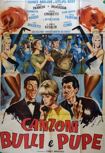 canzoni, bulli e pupe 1964 poster